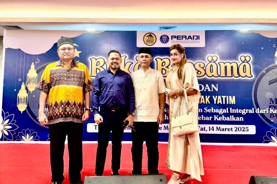 Advokat Anita Raj Punjabi Pengacara TOP di SUMUT Hadir dan mendukung Acara berbuka puasa bersama Anak Yatim.